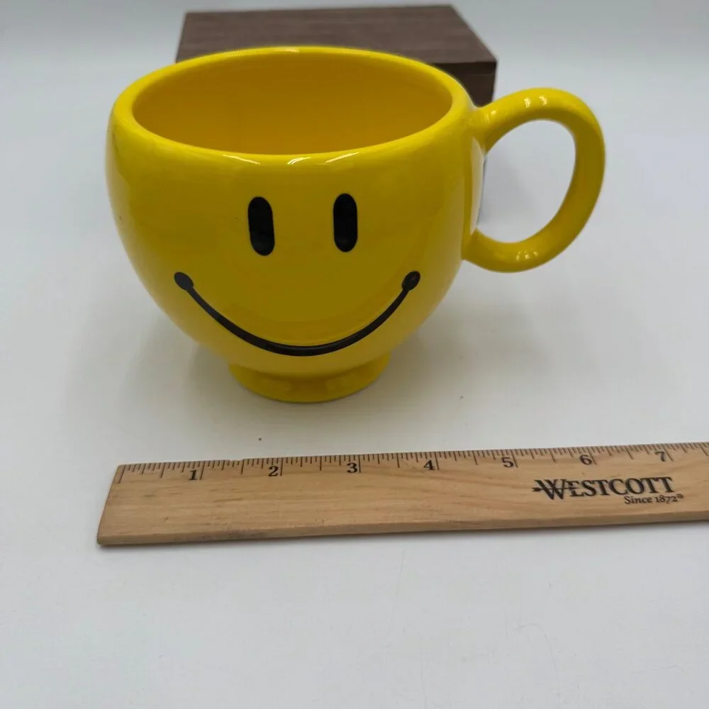 Teleflora Smile Smiley Face Mug Cup Coffee Tea Large Happy Face Vintage. 20 Oz B - Picture 8 of 8